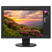 遮光フード付き EIZO CS2420使用296時間